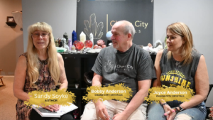 Sandy Bottom's Crystal Cast with the Owners of Charm City Crystals