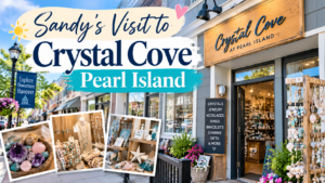 Sandy's Visit to Crystal Cove at Pearl Island